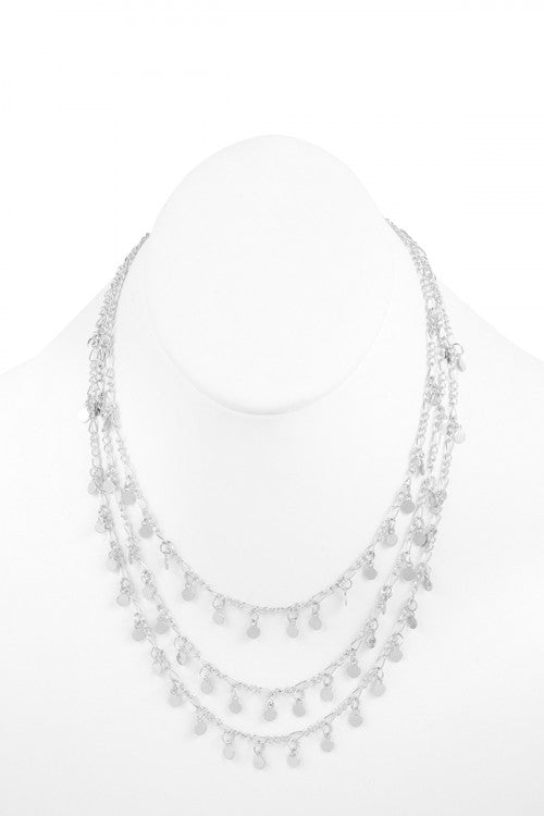 3 Layer Small Chain Necklace