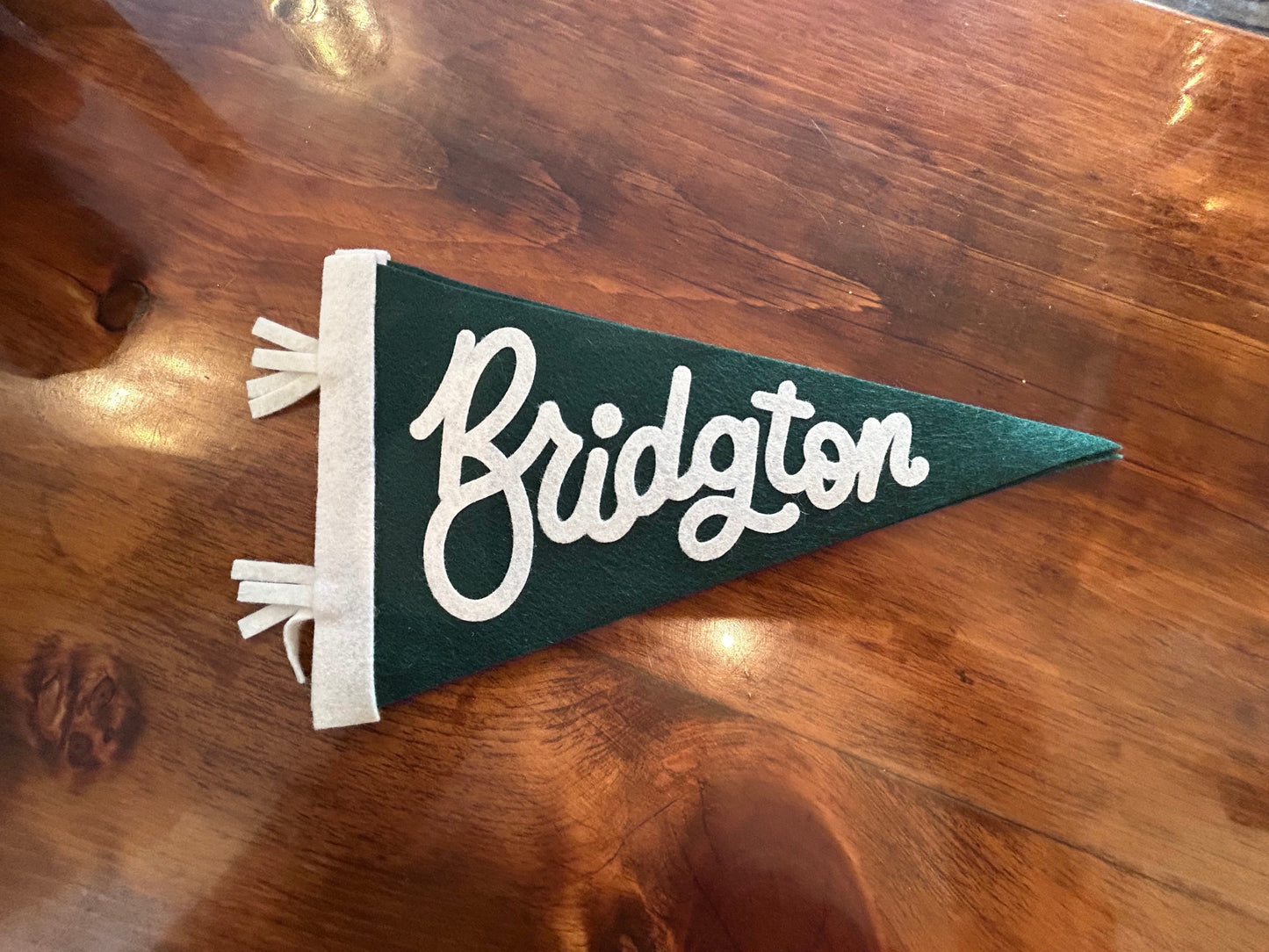 Bridgton Embroidered Pennant