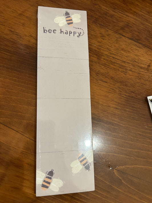 Bee Happy List Pad