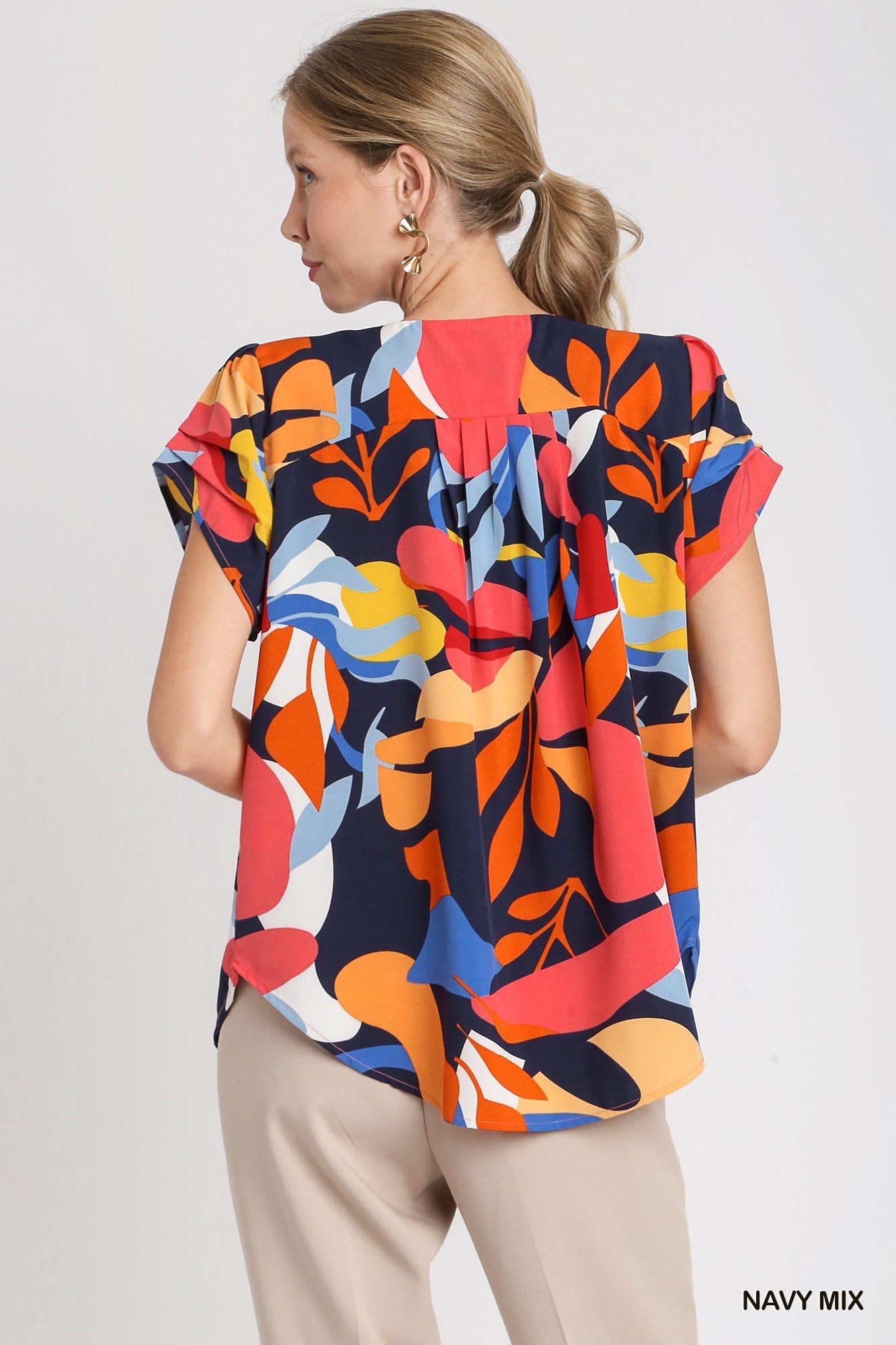 Abstract Print Top