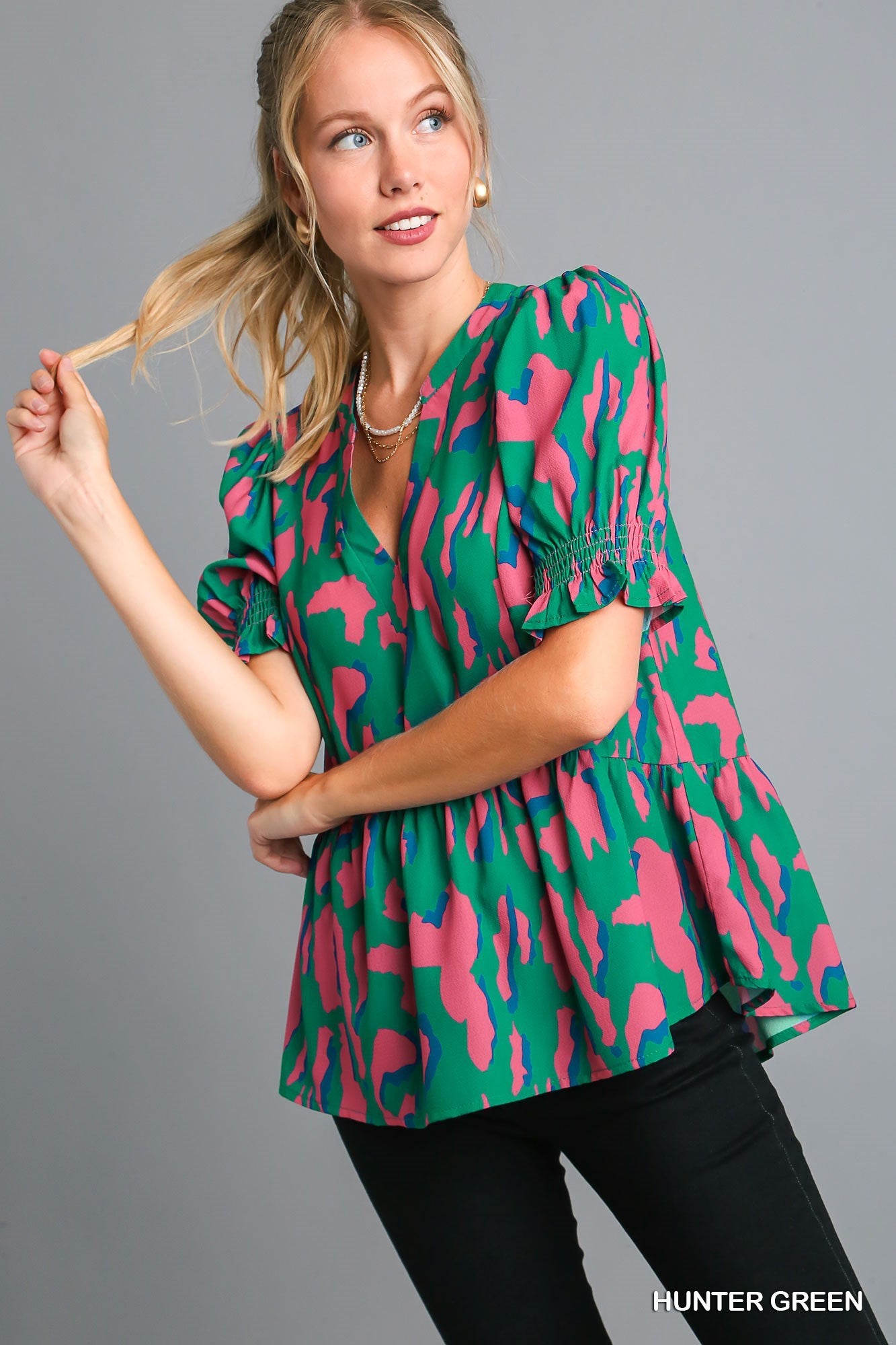 Multi Colored Print Blouse