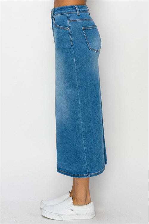 Denim Maxi Skirt