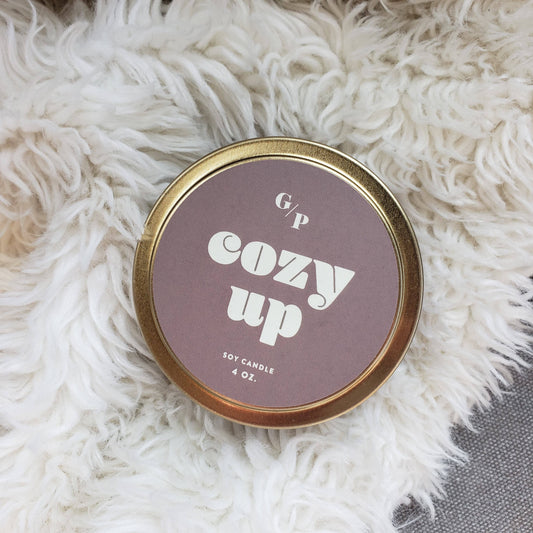 Cozy Up 4 oz. Candle Tin