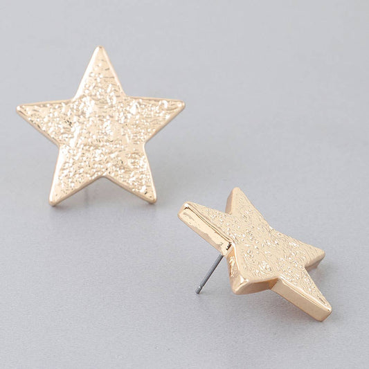 I’m a Star Hammered Earrings