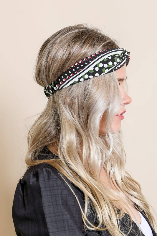 Mod Pattern Twist Headband