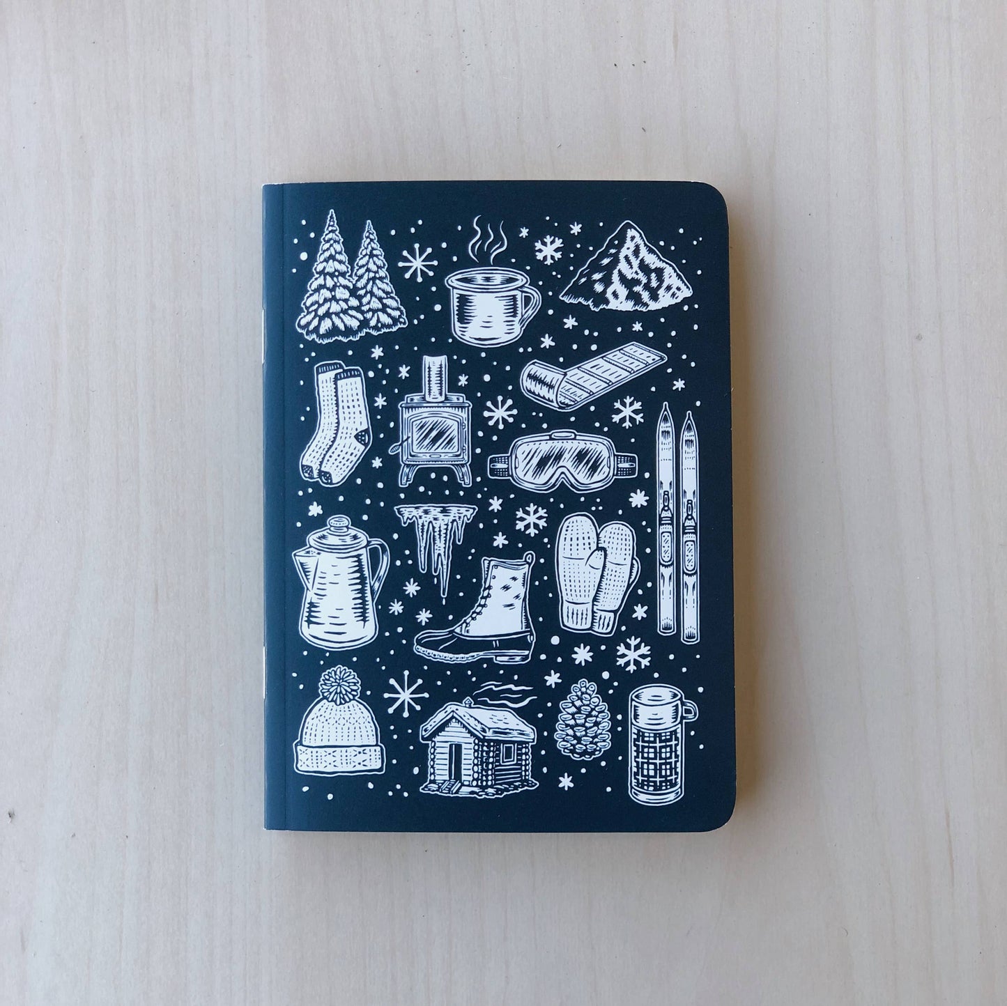 Mini Winter Time Notebook