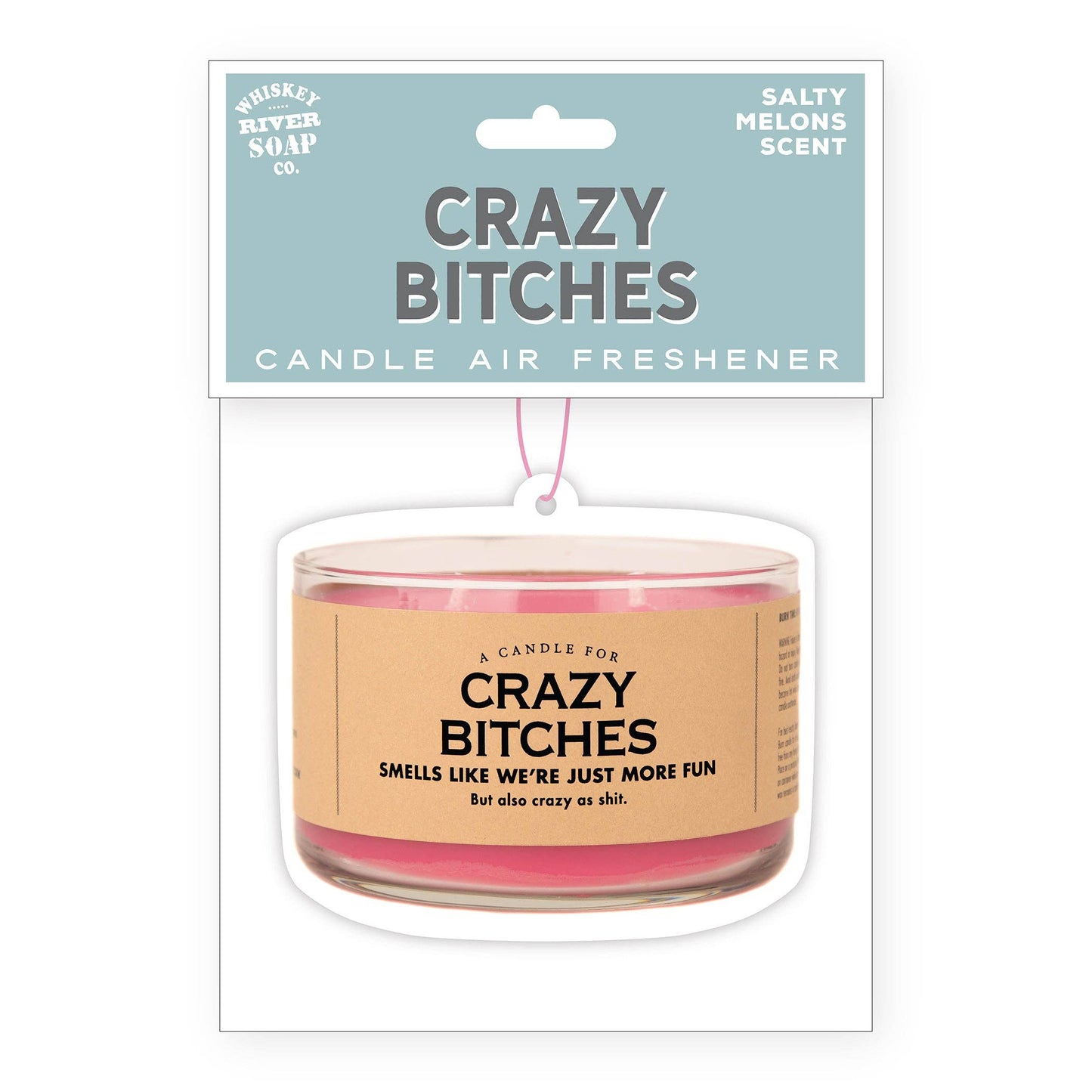 Crazy Bitches Air Freshener | Funny Car Air Freshener