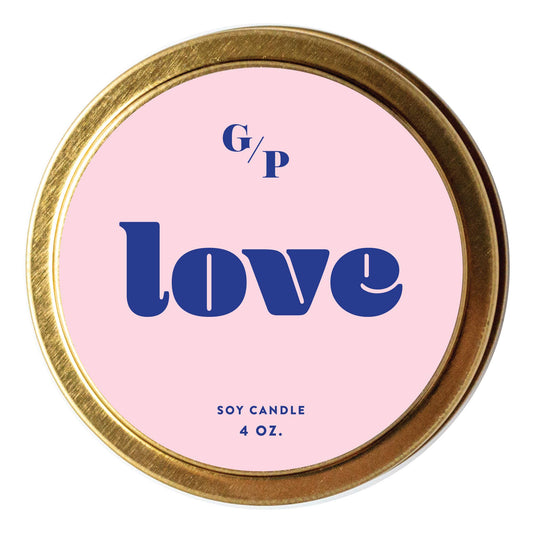 Love 4 oz. Candle Tin