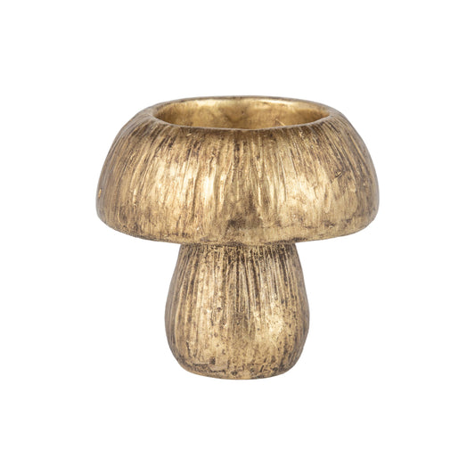 Bronze Resin Mushroom Tea Light