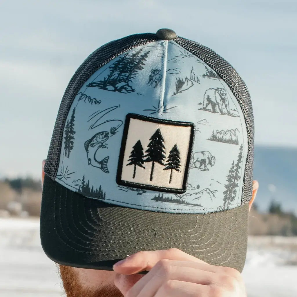 National Forest Unisex Trucker - Blue