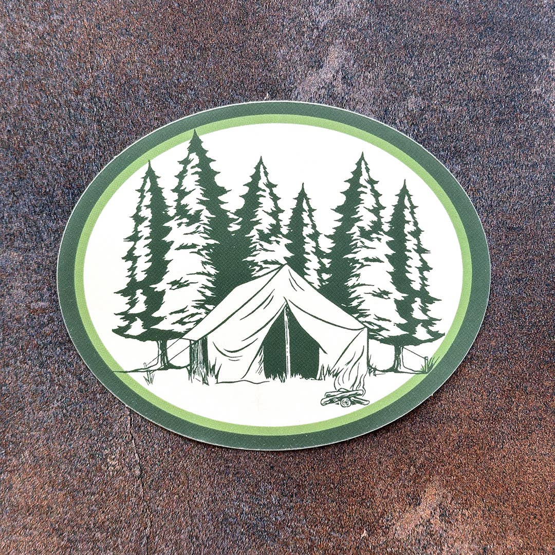 Camping Sticker