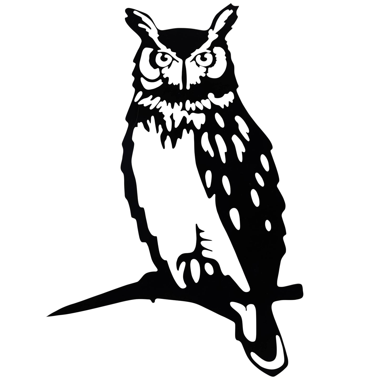 Owl Metal Outdoor Art