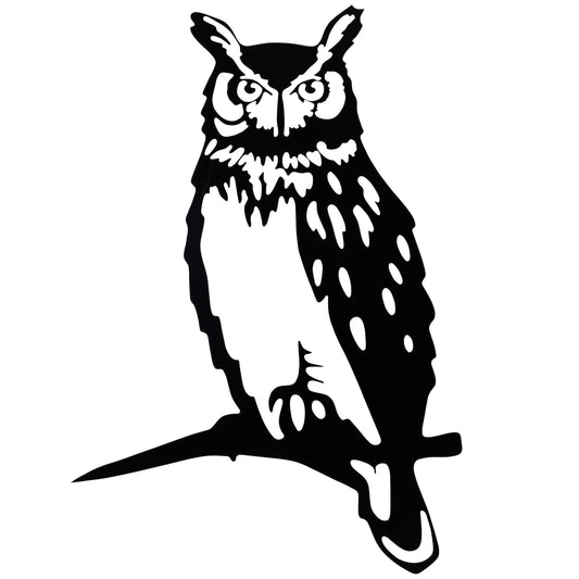 Owl Metal Outdoor Art