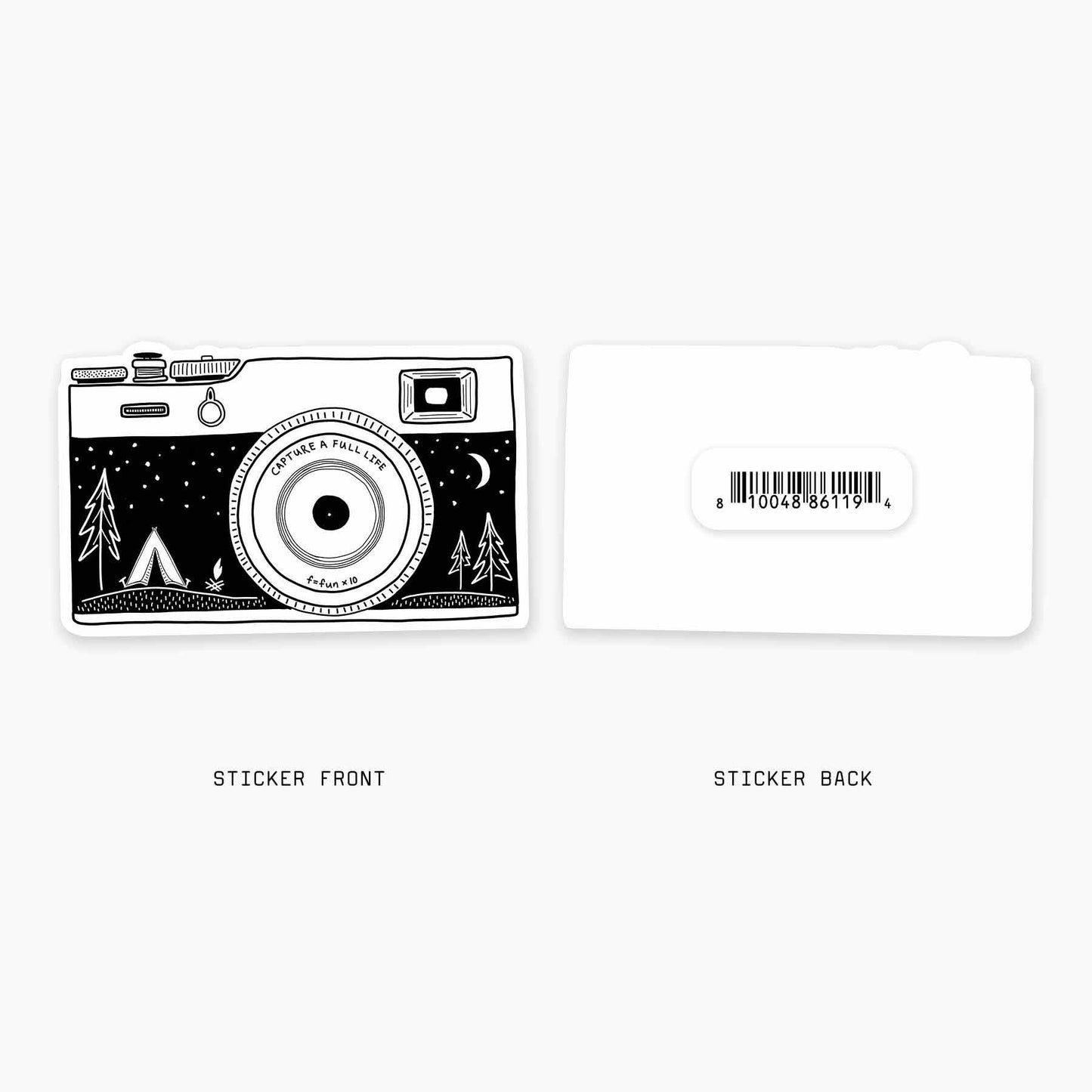 Camera - 3" Art Sticker