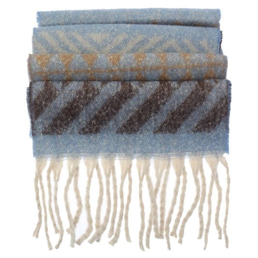 GEOMETRIC PATTERN OBLONG SCARF, LVSC 107
