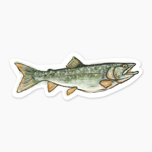 Lake Trout - 3" Art Sticker