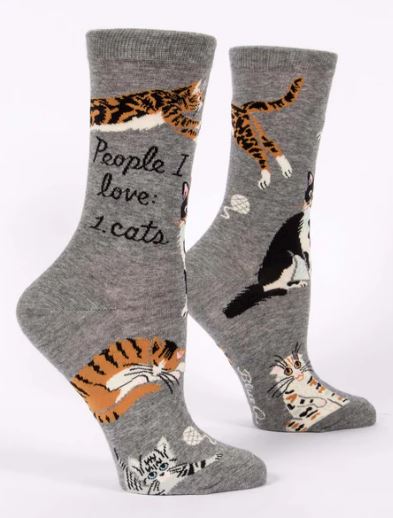 People I Love: CATS Crew Socks