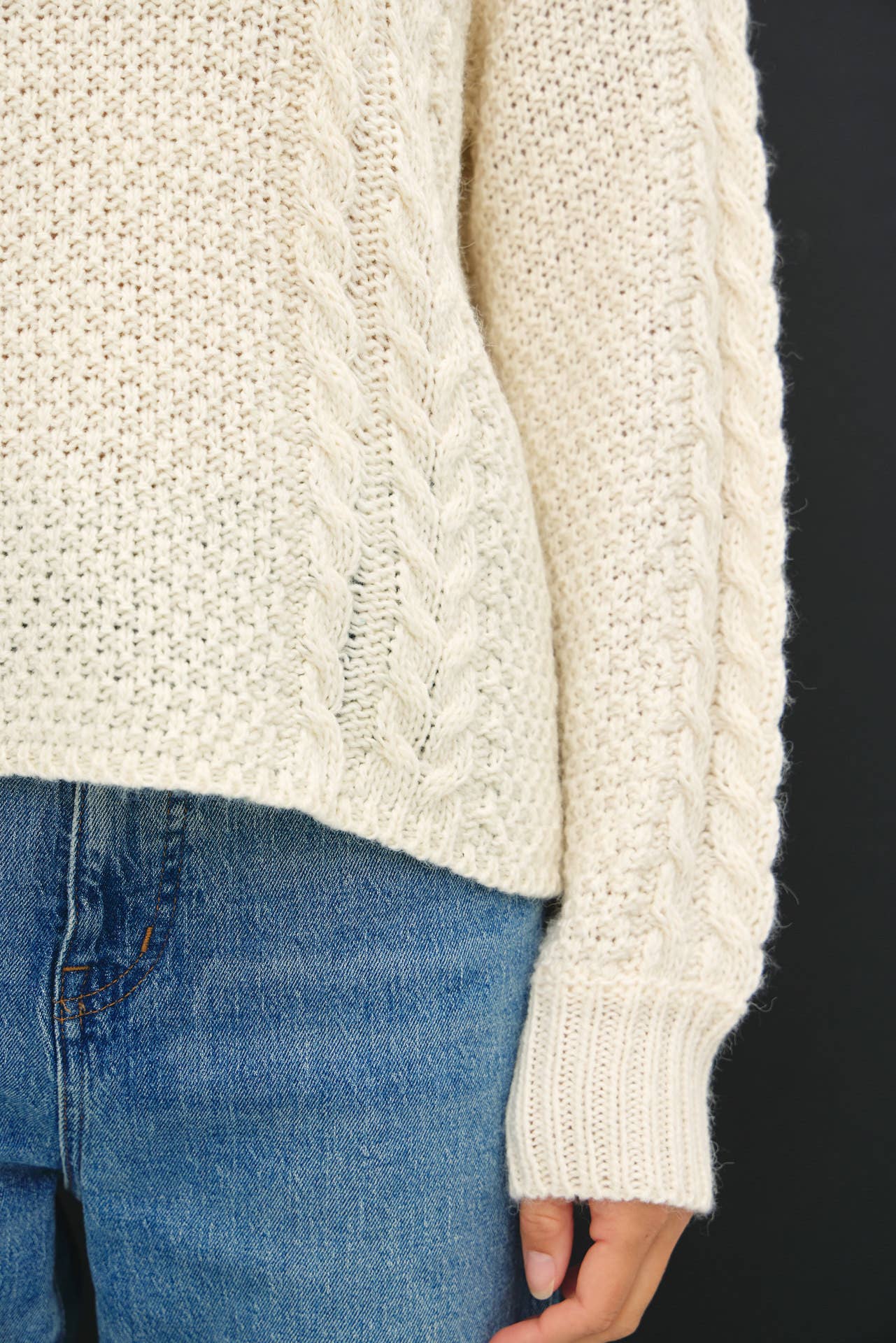 Chunky Cable Knit Sweater