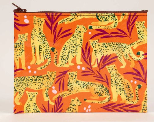 Cheetah Zipper Pouch