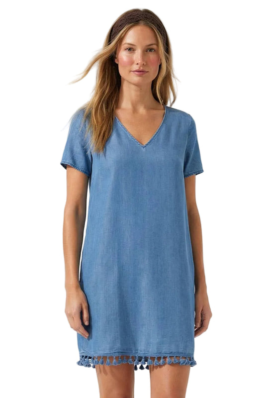 Tassel Shift Dress