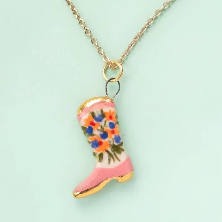 18K Stainless Steel Tarnish Free Charm Necklace