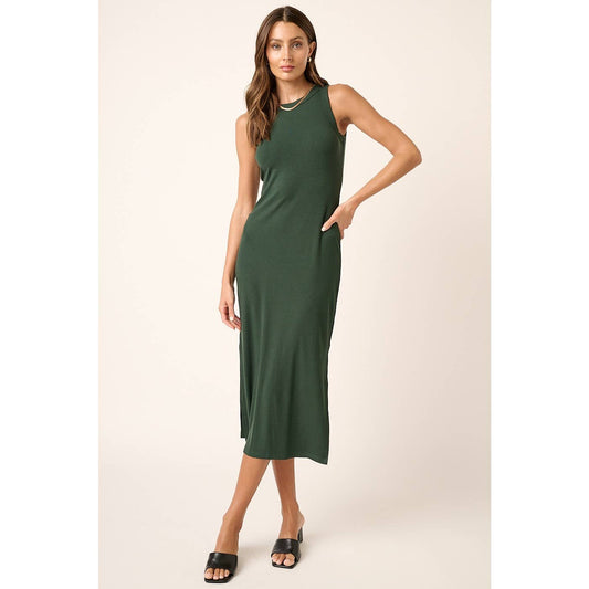Premium Ribbed Knit Tank Dress