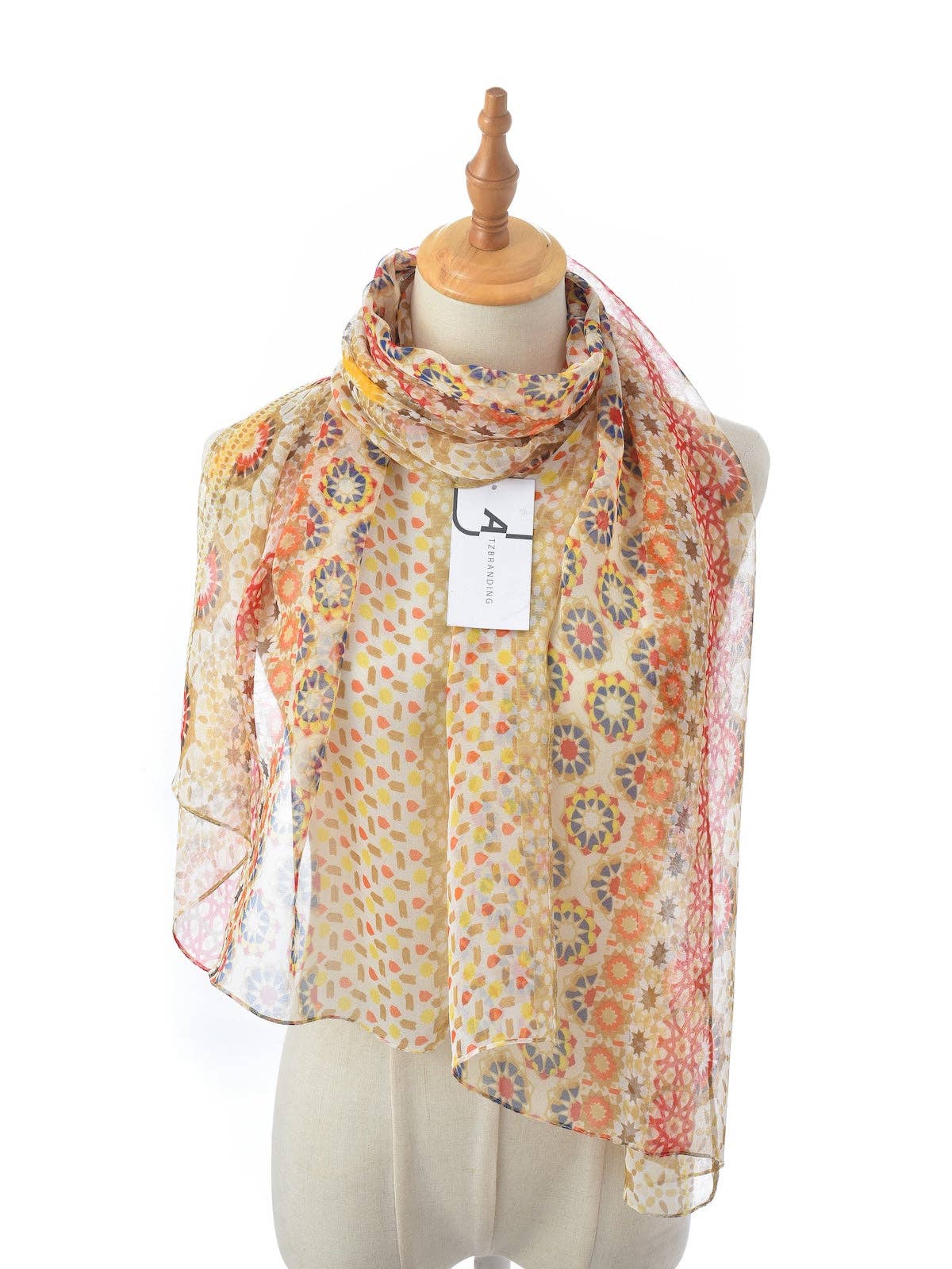 Boho Flowy Thin Scarf - Soft & Breathable