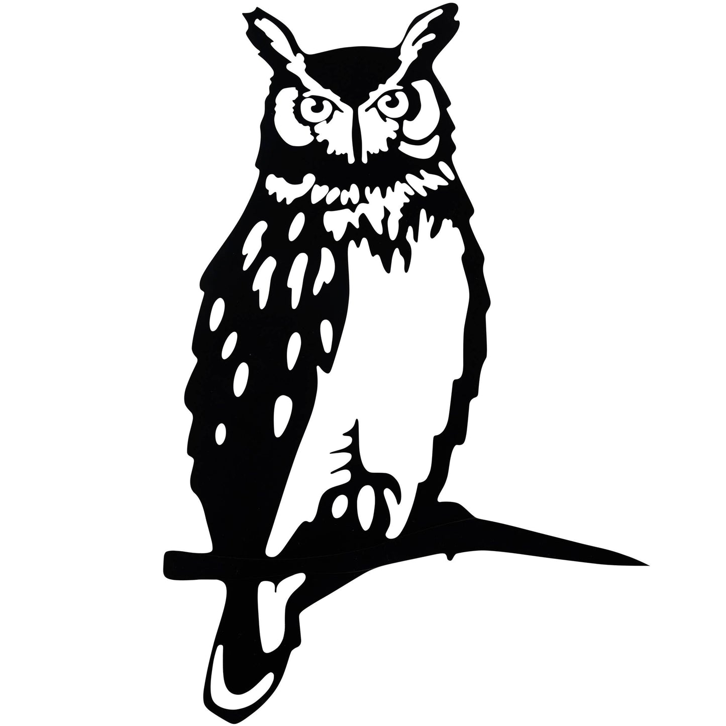 Owl Metal Outdoor Art