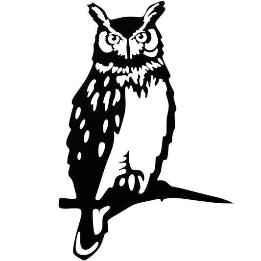 Owl Metal Outdoor Art