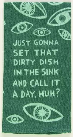 Dish in the Sink Woven Dish Towel