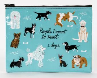 People I Want to Meet: DOGS Zipper Pouch