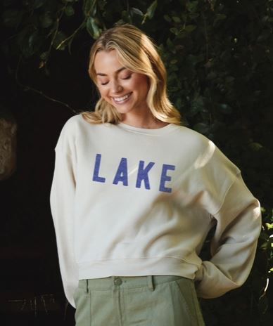 LAKE Mid-length Graphic Sweatshirt