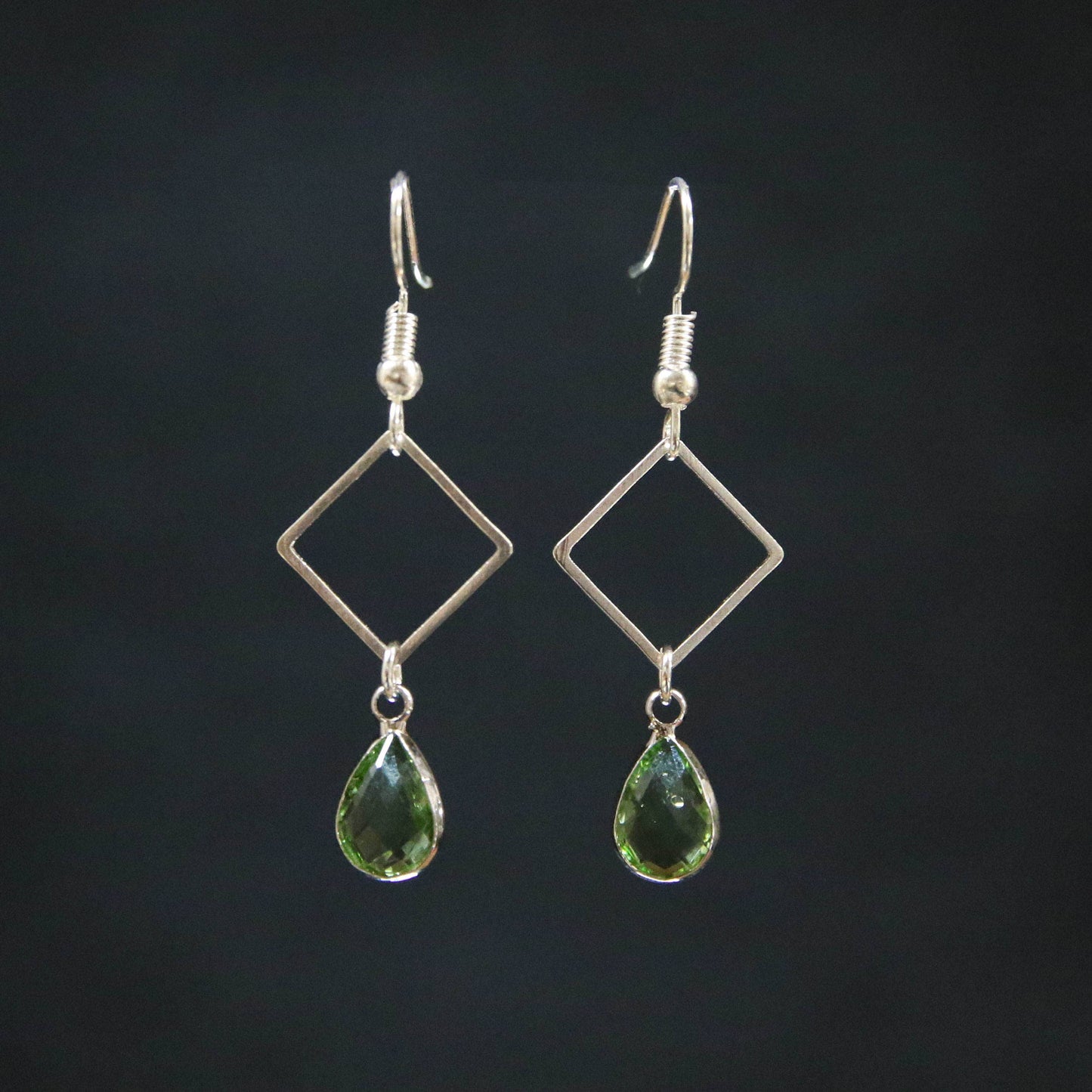 Square Teardrop Earrings