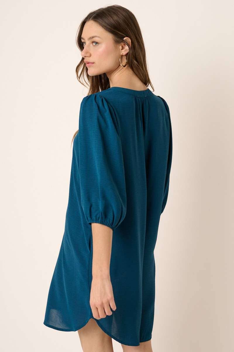 3/4 Sleeve Shift Dress