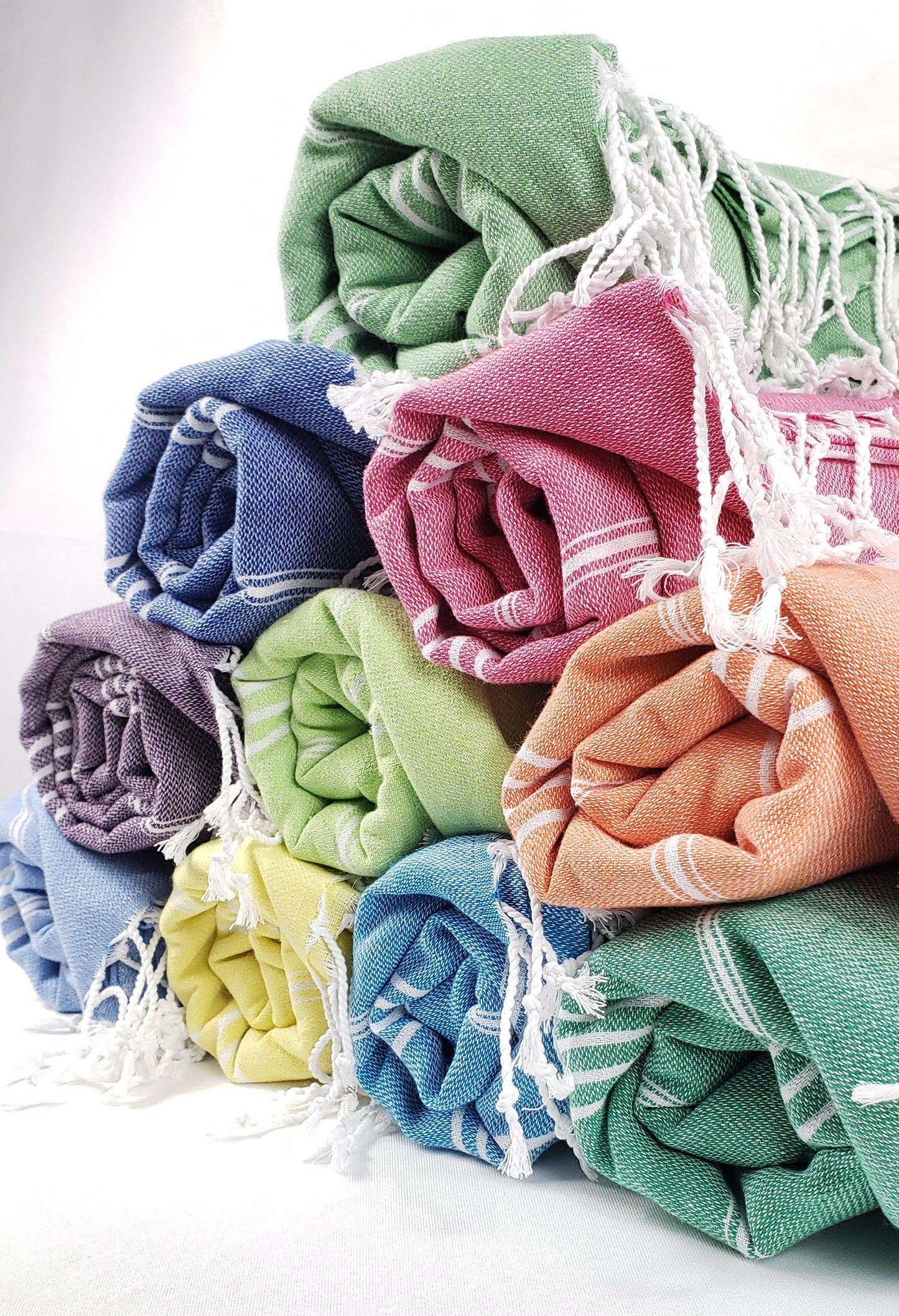 Assorted Turkish Cotton Beach Towels