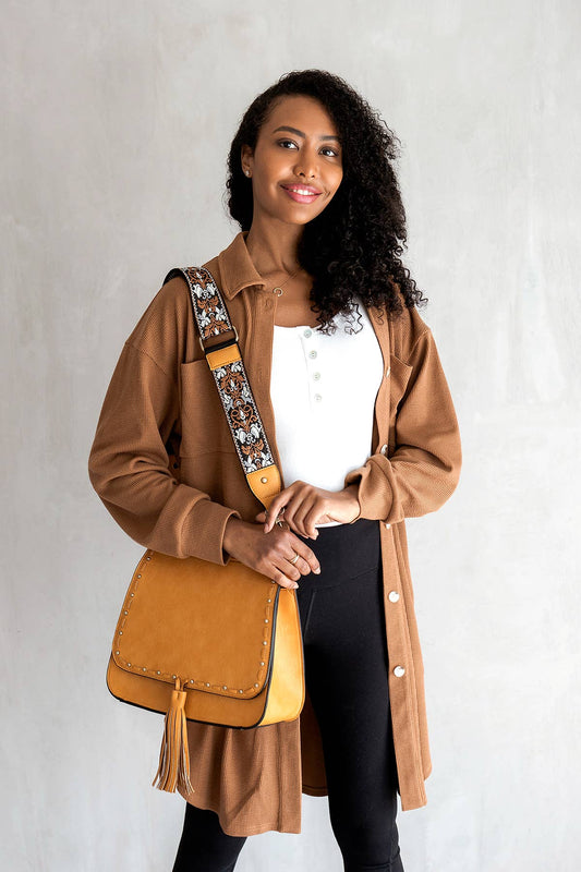 Bailey Crossbody Bag – Print Contrast Strap | M1970