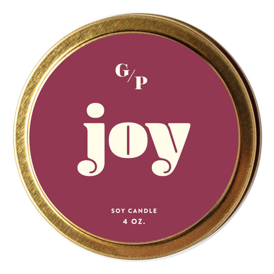 Joy 4 oz. Candle Tin