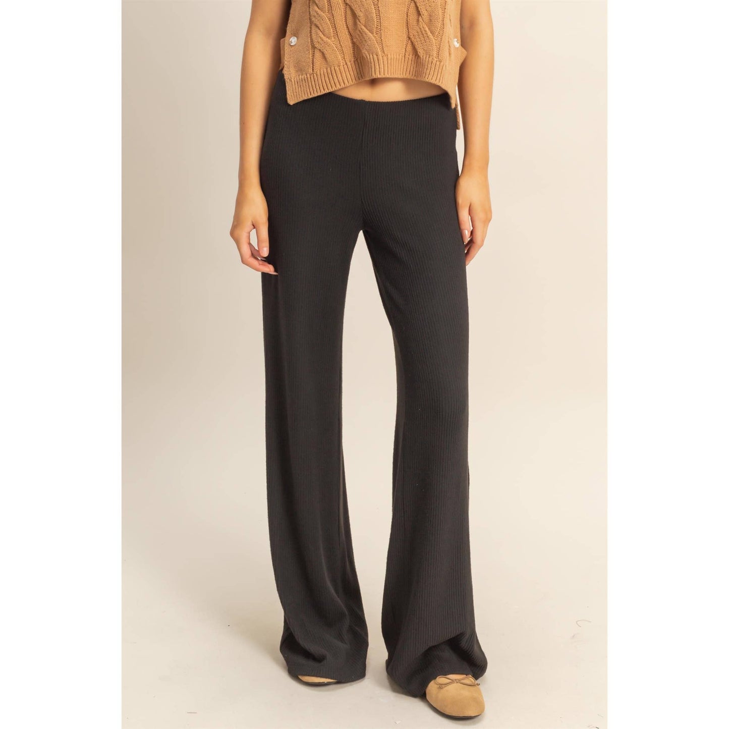 Essential Knit Flare Pants