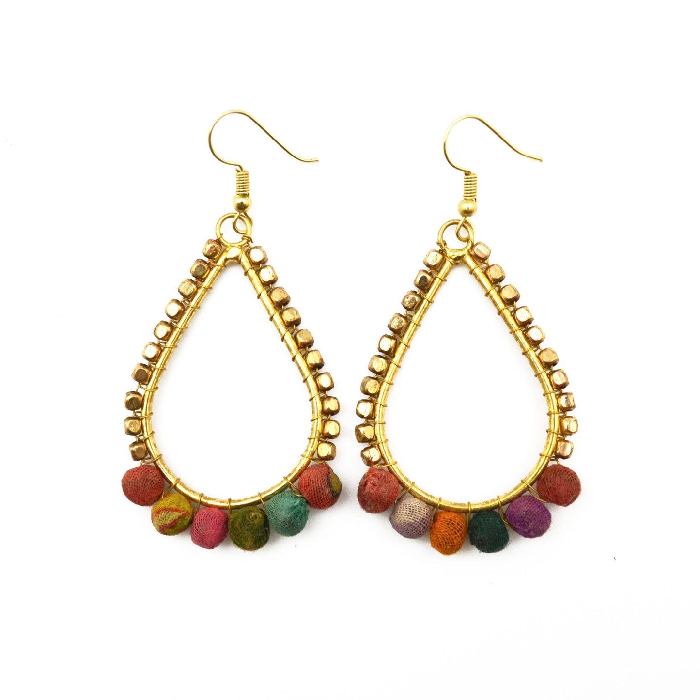 Aasha Open Teardrop Earrings