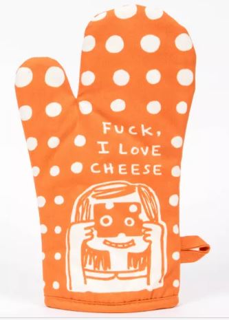 F I LOVE Cheese Oven Mitt