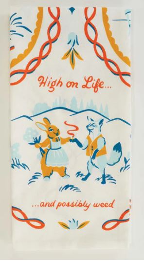 High on Life Dish Towel