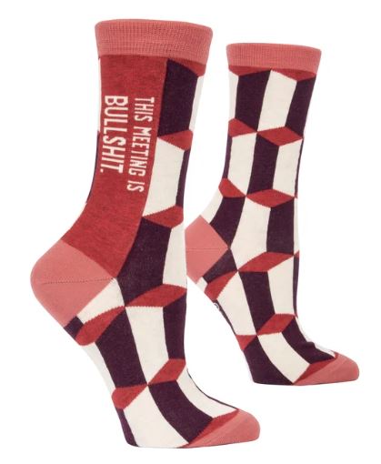This Meeting is Bullshit Crew Socks