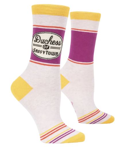Dutchess of Sassy Town Crew Socks