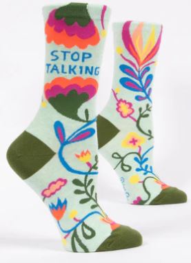 Stop Talking Crew Socks