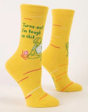 Turns Out I'm Tough as Sh*t Crew Socks