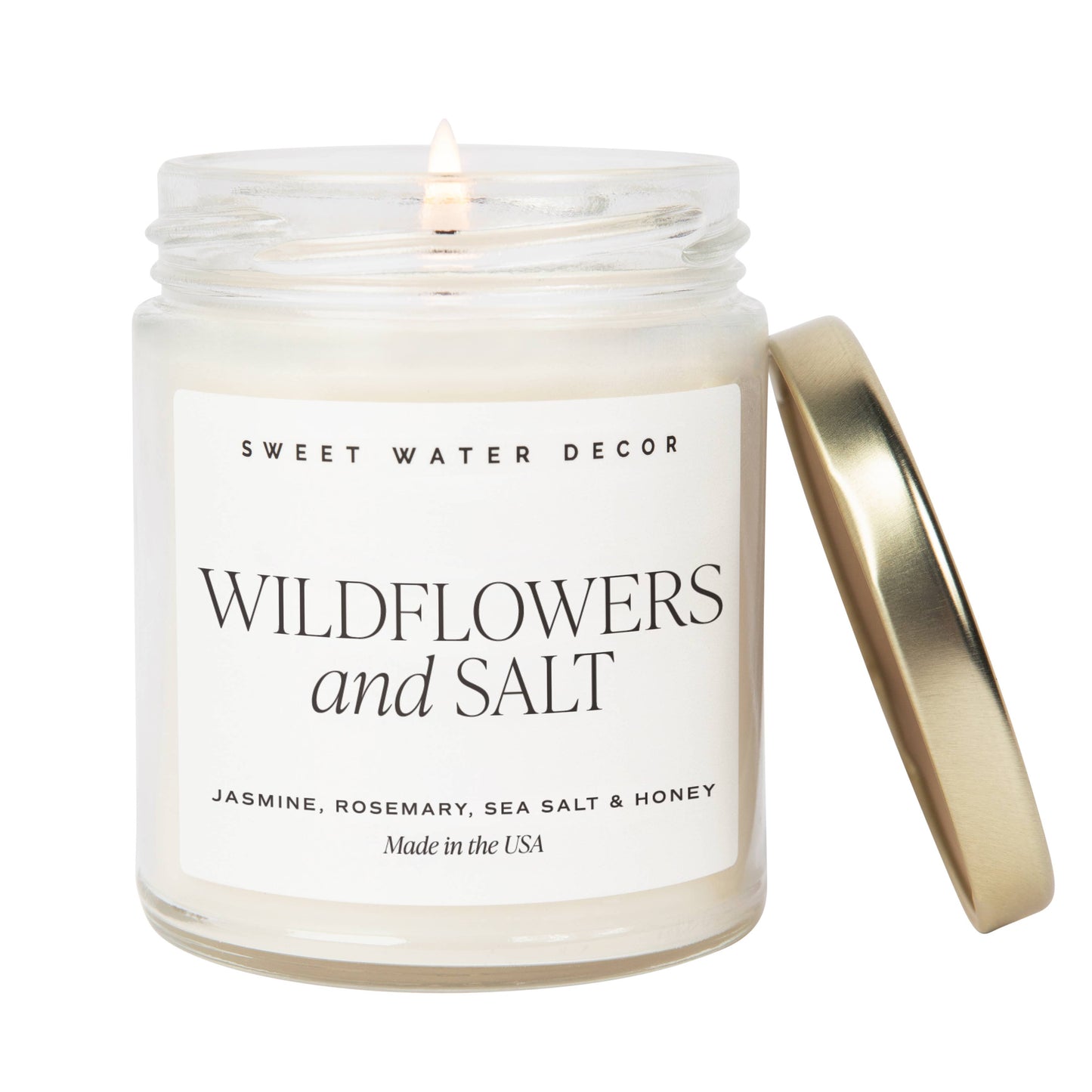 Wildflowers and Salt 9 oz Soy Candle - Home Decor & Gifts