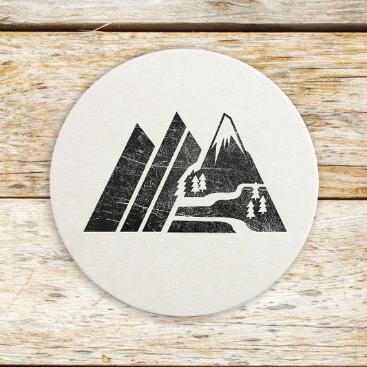 Retro Mountain Coasters