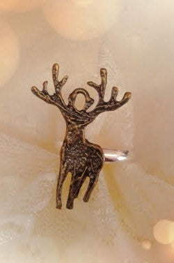 Adjustable Stag Ring