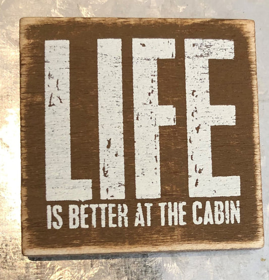 Cabin Themed Magnets