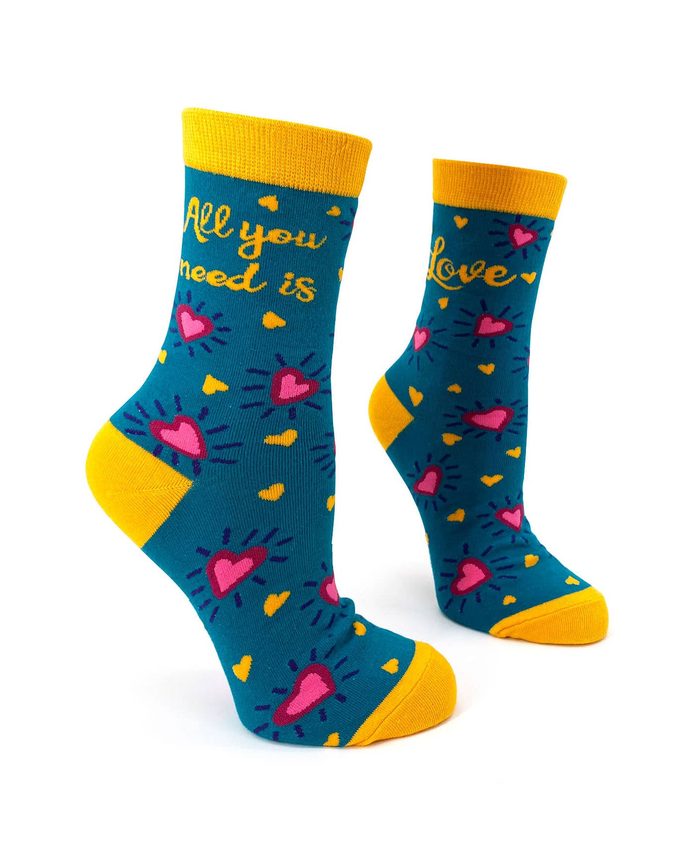 All You Need Is Love Women's Novelty Crew Socks
